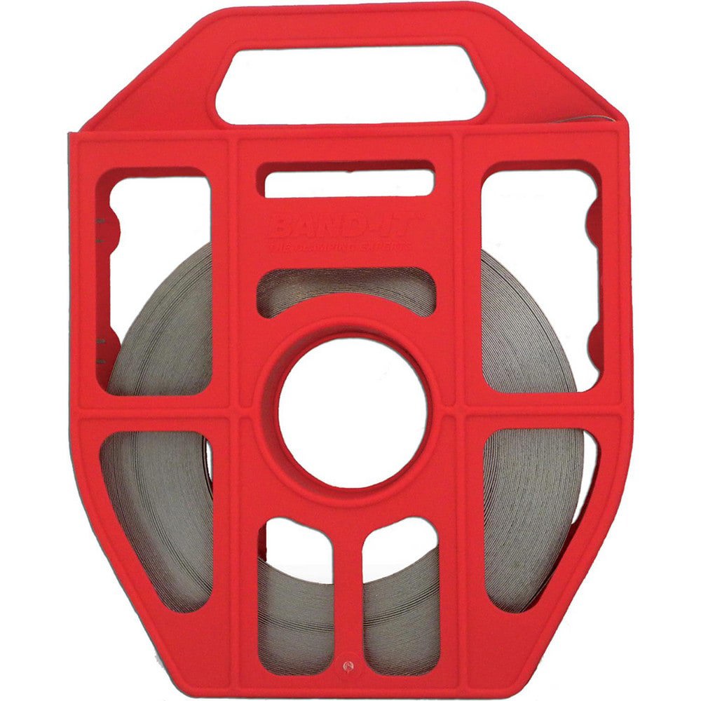 Band Clamps; Clamp Type: Banding Strap Roll ; Material: Stainless Steel ; Number of Pieces: 1 ; Material Grade: 201 ; Includes: Red Tote 100/Roll ; System Of Measurement: Decimal Inch