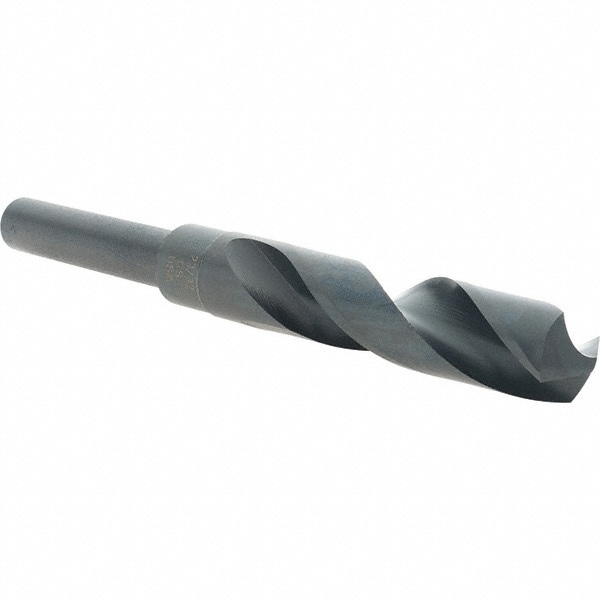 Reduced Shank Drill Bit: 23/32'' Dia, 1/2'' Shank Dia, 118 0, High Speed Steel