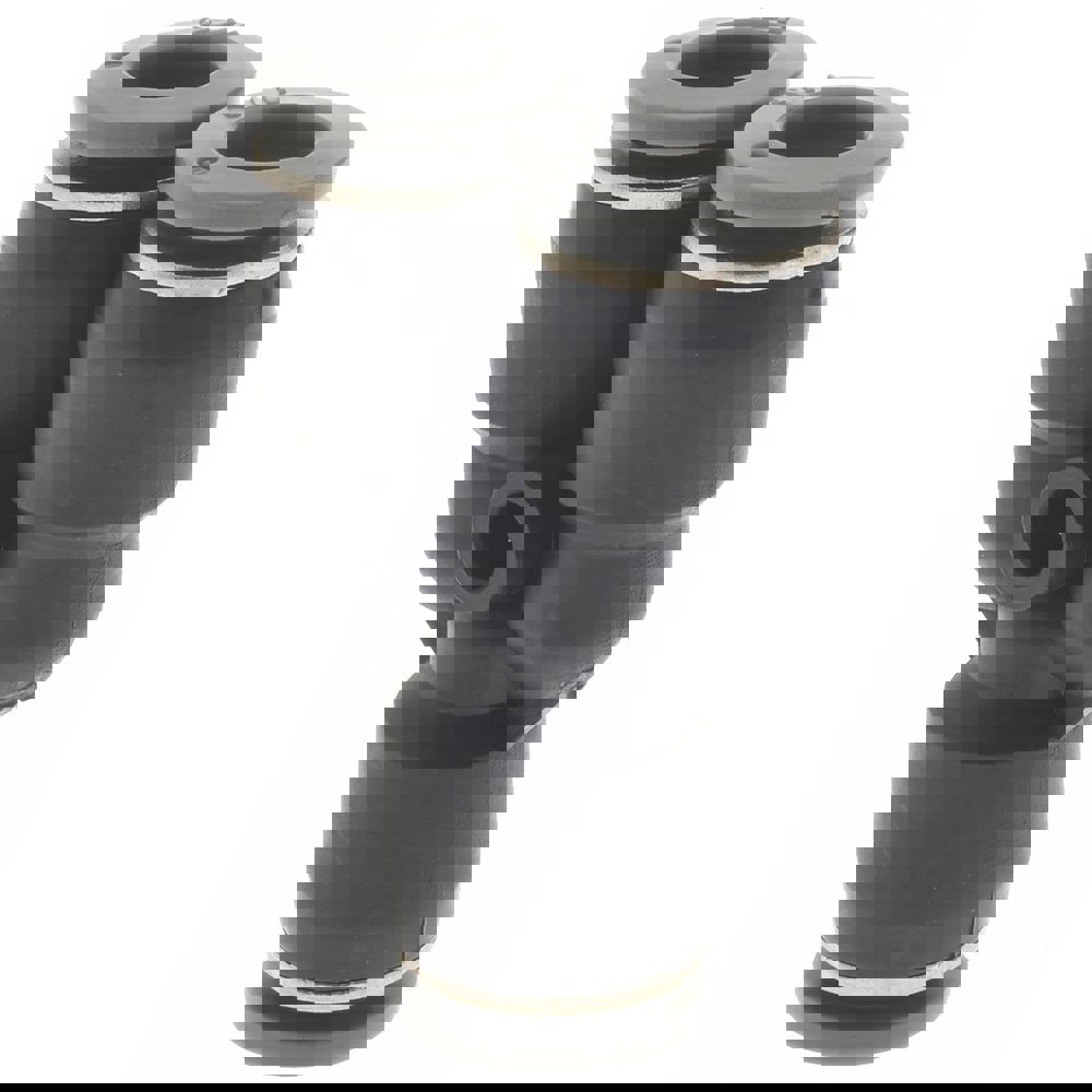 Push-To-Connect Tube to Tube Tube Fitting: Union Y, 1/4