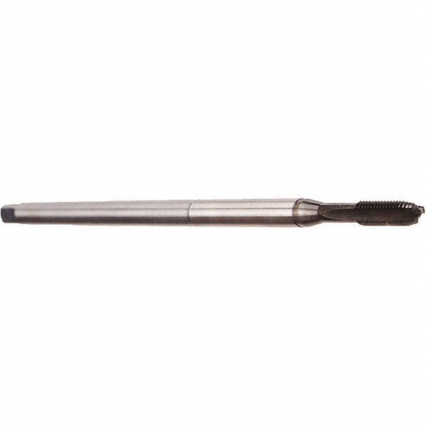 Extension Tap: M8 x 1.25, 3 Flutes, Nitride Finish, Cobalt, Standard Hand
