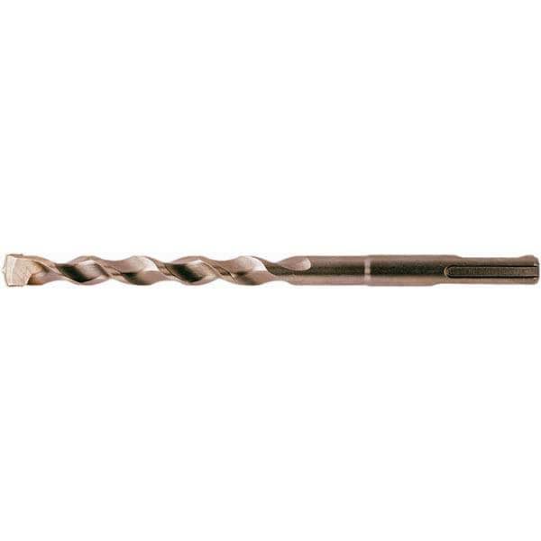 Hammer Drill Bits; Drill Bit Size (Decimal Inch): 1.0000 ; Usable Length (Inch): 10.44; 10.44in ; Overall Length (Inch): 12; 12in ; Shank Type: SDS-Plus ; Number of Flutes: 2 ; Drill Bit Material: Carbide Tipped; High Speed Steel; Carbide