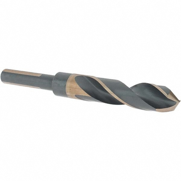 Reduced Shank Drill Bit: 20.00 mm Dia, 12.70 mm Shank Dia, 118 deg Point, High-Speed Steel