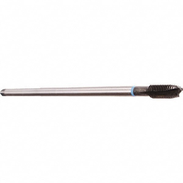 Extension Tap: M10 x 1.5, 3 Flutes, Nitride Finish, Cobalt, Spiral Point