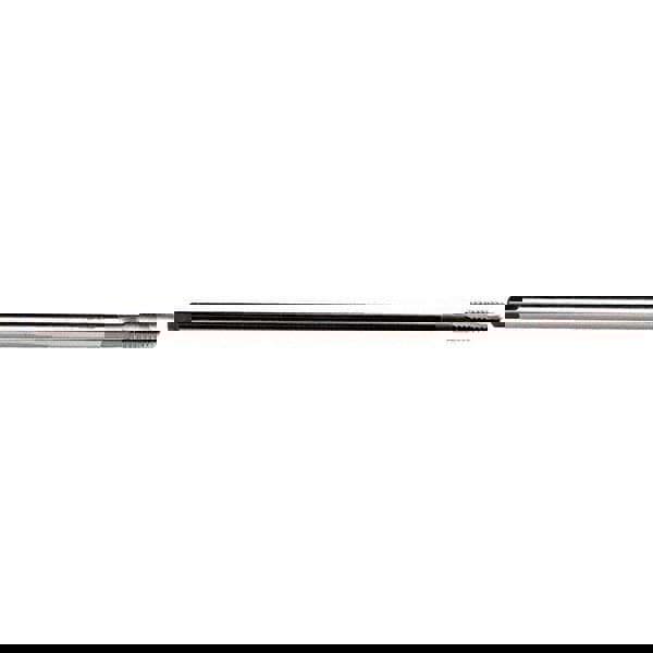 Extension Tap: M10 x 1.5, 3 Flutes, D5, Bright/Uncoated, Cobalt, Extension