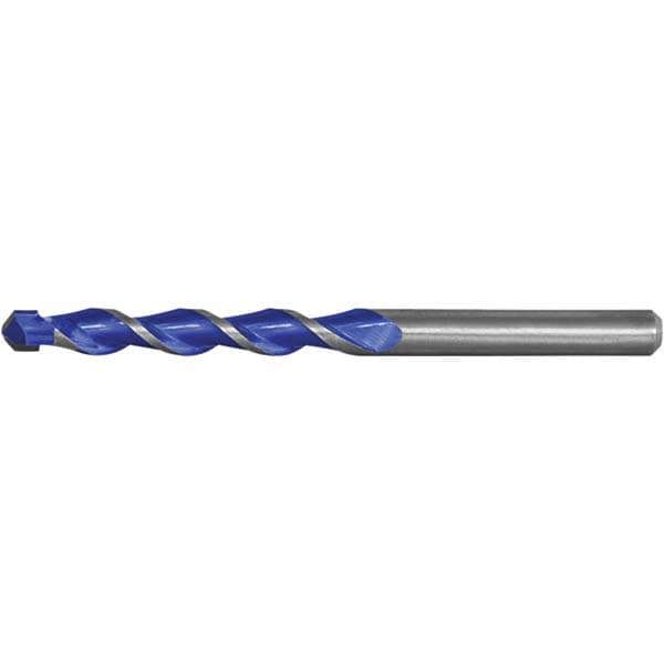 Hammer Drill Bits; Drill Bit Size (Decimal Inch): 0.1900 ; Usable Length (Inch): 1.78; 1.78in ; Overall Length (Inch): 3-1/2; 3.5in ; Shank Type: SDS-Plus ; Number of Flutes: 2 ; Drill Bit Material: Carbide Tipped; High Speed Steel; Carbide