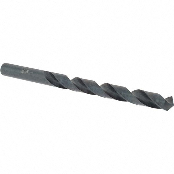 Jobber Length Drill Bit: Letter R (0.3390) Dia, 118 deg, HSS