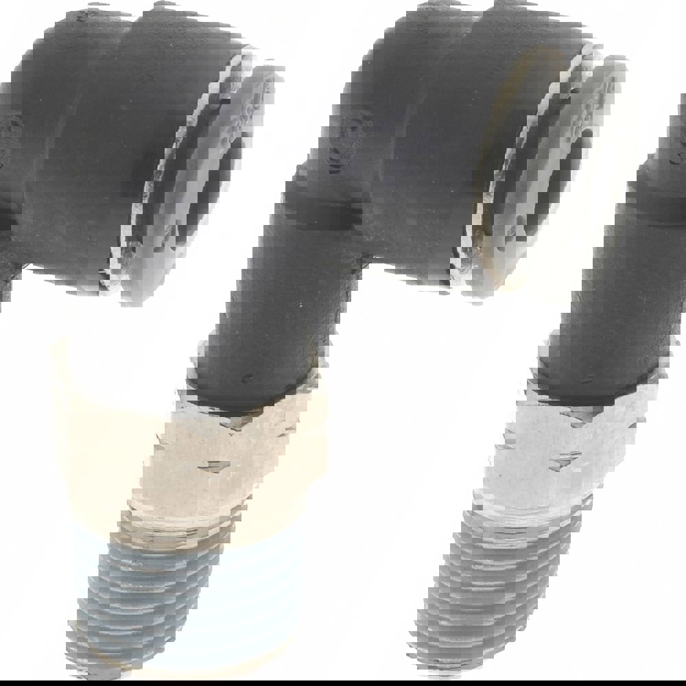 Push-To-Connect Tube to Male & Tube to Male NPT Tube Fitting: 90 &deg; Swivel Elbow, 1/8