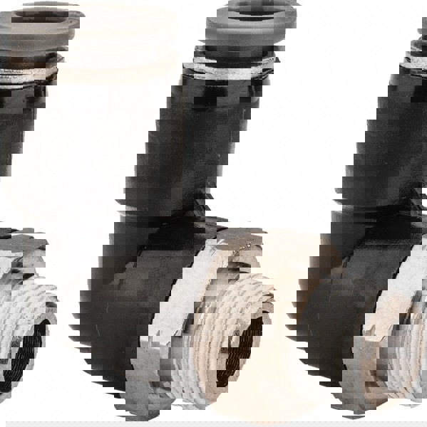 Push-To-Connect Tube to Male & Tube to Male NPT Tube Fitting: 90 &deg; Swivel Elbow, 1/8