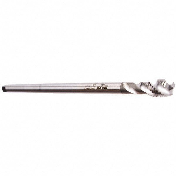 Extension Tap: M10 x 1.5, 3 Flutes, Bright/Uncoated, Cobalt, Spiral Flute