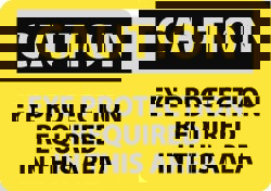 Accident Prevention Label: 