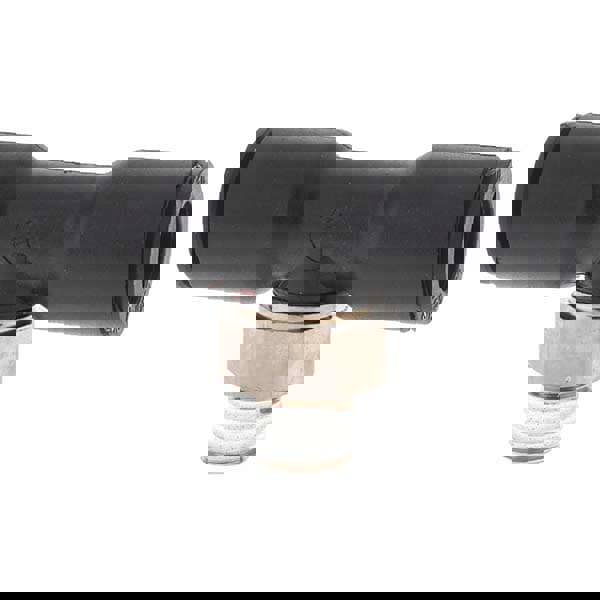 Push-to-Connect Tube Fitting: Male Branch Tee, 1/4