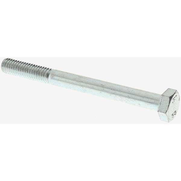 Hex Head Cap Screw: M6 x 1.00 x 65 mm, Grade 8.8 Steel, Zinc-Plated