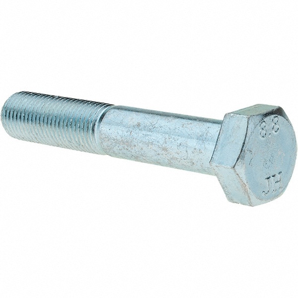 Hex Head Cap Screw: M14 x 1.50 x 80 mm, Grade 8.8 Steel, Zinc-Plated