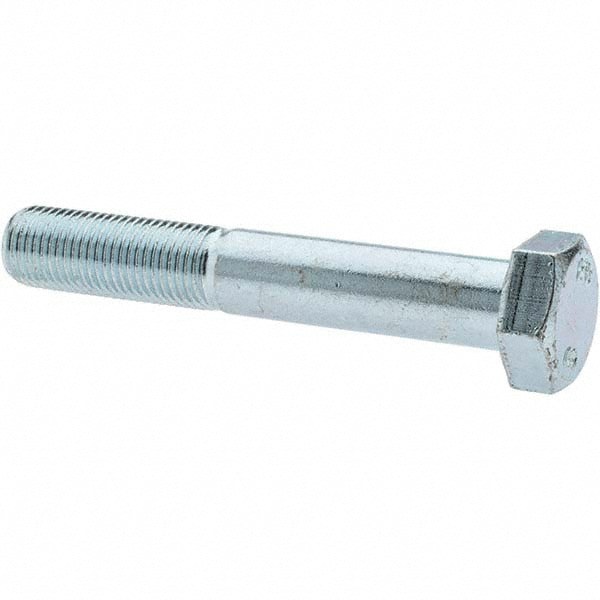 Hex Head Cap Screw: M14 x 1.50 x 90 mm, Grade 8.8 Steel, Zinc-Plated