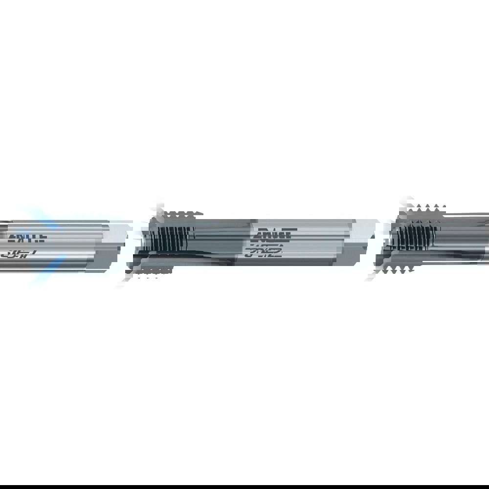 Straight Flute Tap: M14x1.50 Metric Fine, Modified Bottoming, 6H Class of Fit, Cobalt, TiCN Coated