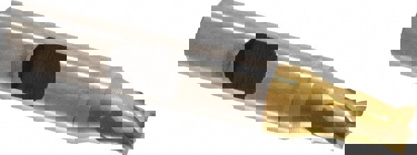 Square End Mill: 1/4'' Dia, 1/4'' LOC, 3/8'' Shank Dia, 2-1/16'' OAL, 4 Flutes, Powdered Metal