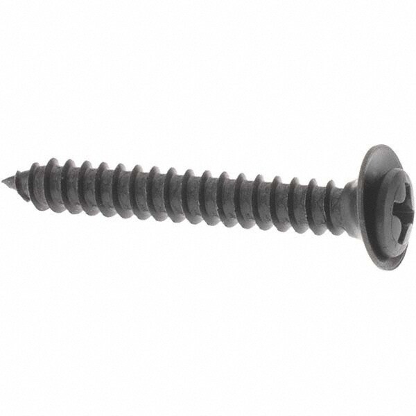 Sheet Metal Screw: #8, Sems Oval Head, Phillips