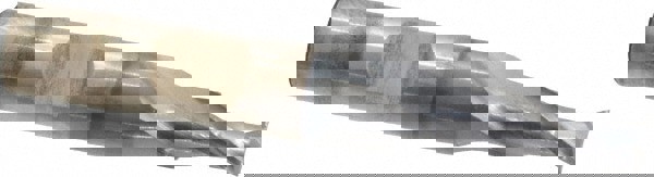 Square End Mill: 1/4'' Dia, 1/2'' LOC, 3/8'' Shank Dia, 2-7/16'' OAL, 2 Flutes, Cobalt