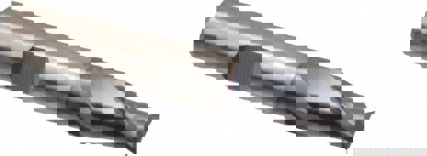 Square End Mill: 3/8'' Dia, 9/16'' LOC, 3/8'' Shank Dia, 2-1/2'' OAL, 2 Flutes, Cobalt