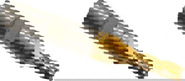 Square End Mill: 7/32'' Dia, 5/8'' LOC, 3/8'' Shank Dia, 2-7/16'' OAL, 4 Flutes, Cobalt