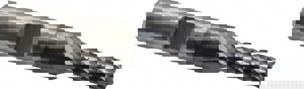 Square End Mill: 1/4'' Dia, 5/8'' LOC, 3/8'' Shank Dia, 2-7/16'' OAL, 4 Flutes, Cobalt