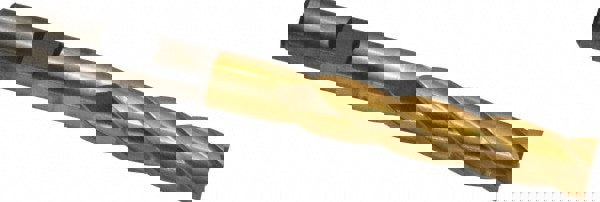 Square End Mill: 13/32'' Dia, 1-3/4'' LOC, 3/8'' Shank Dia, 3-3/4'' OAL, 4 Flutes, Cobalt