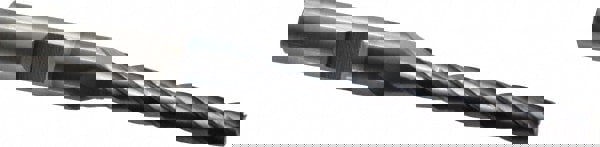 Square End Mill: 1/4'' Dia, 1-3/4'' LOC, 3/8'' Shank Dia, 3-9/16'' OAL, 4 Flutes, Cobalt