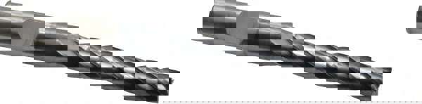 Square End Mill: 5/16'' Dia, 2'' LOC, 3/8'' Shank Dia, 3-3/4'' OAL, 4 Flutes, Cobalt