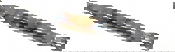 Square End Mill: 5/16'' Dia, 9/16'' LOC, 3/8'' Shank Dia, 3-1/2'' OAL, 2 Flutes, Cobalt