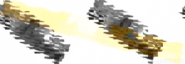 Square End Mill: 7/16'' Dia, 1'' LOC, 1/2'' Shank Dia, 4-1/8'' OAL, 4 Flutes, Cobalt