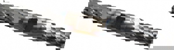 Square End Mill: 7/16'' Dia, 1'' LOC, 1/2'' Shank Dia, 4-1/2'' OAL, 4 Flutes, Cobalt