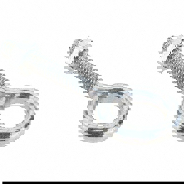 5/16-18, Zinc-Plated Finish, Steel Wire Turned Eye Bolt