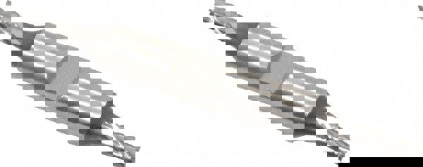 Square End Mill: 5/32'' Dia, 7/16'' LOC, 3/8'' Shank Dia, 3-1/8'' OAL, 4 Flutes, High Speed Steel