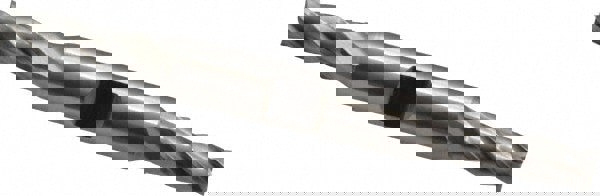 Square End Mill: 17/64'' Dia, 11/16'' LOC, 3/8'' Shank Dia, 3-3/8'' OAL, 4 Flutes, High Speed Steel