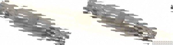 Square End Mill: 9/32'' Dia, 11/16'' LOC, 3/8'' Shank Dia, 3-3/8'' OAL, 4 Flutes, High Speed Steel