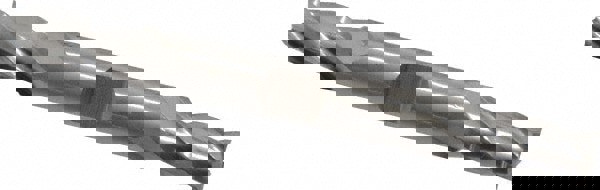 Square End Mill: 11/32'' Dia, 3/4'' LOC, 3/8'' Shank Dia, 3-1/2'' OAL, 4 Flutes, High Speed Steel