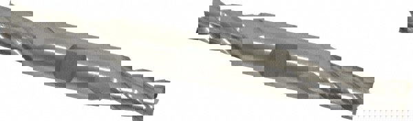 Square End Mill: 25/64'' Dia, 1'' LOC, 1/2'' Shank Dia, 4-1/2'' OAL, 4 Flutes, High Speed Steel