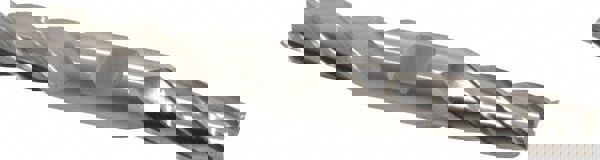 Square End Mill: 17/32'' Dia, 1-3/8'' LOC, 5/8'' Shank Dia, 5'' OAL, 4 Flutes, High Speed Steel