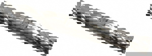 Square End Mill: 19/32'' Dia, 1-3/8'' LOC, 5/8'' Shank Dia, 5'' OAL, 4 Flutes, High Speed Steel