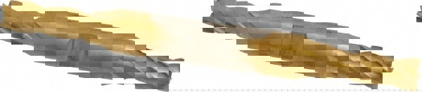 Square End Mill: 17/64'' Dia, 11/16'' LOC, 3/8'' Shank Dia, 3-3/8'' OAL, 4 Flutes, High Speed Steel