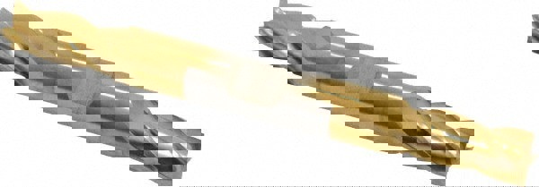 Square End Mill: 11/32'' Dia, 3/4'' LOC, 3/8'' Shank Dia, 3-1/2'' OAL, 4 Flutes, High Speed Steel