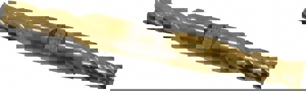 Square End Mill: 25/64'' Dia, 1'' LOC, 1/2'' Shank Dia, 4-1/2'' OAL, 4 Flutes, High Speed Steel