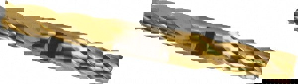 Square End Mill: 9/16'' Dia, 1-3/8'' LOC, 5/8'' Shank Dia, 5'' OAL, 4 Flutes, High Speed Steel