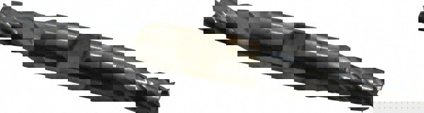 Square End Mill: 9/32'' Dia, 11/16'' LOC, 3/8'' Shank Dia, 3-3/8'' OAL, 4 Flutes, High Speed Steel