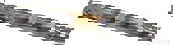 Square End Mill: 3/8'' Dia, 3/4'' LOC, 3/8'' Shank Dia, 3-1/2'' OAL, 4 Flutes, High Speed Steel