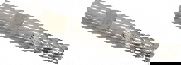 Square End Mill: 9/32'' Dia, 3/4'' LOC, 3/8'' Shank Dia, 2-1/2'' OAL, 4 Flutes, High Speed Steel