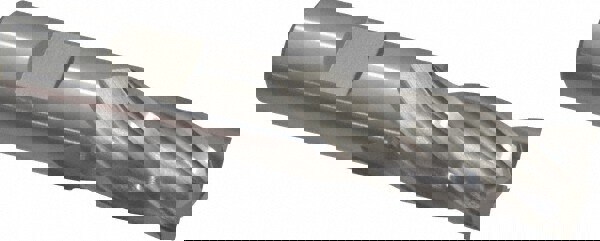 Square End Mill: 23/32'' Dia, 1-5/8'' LOC, 3/4'' Shank Dia, 3-7/8'' OAL, 4 Flutes, High Speed Steel