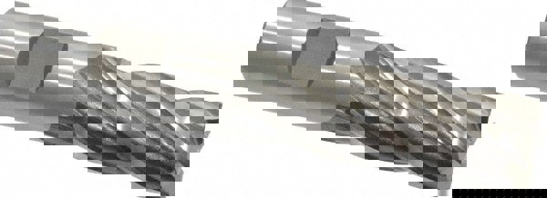 Square End Mill: 25/32'' Dia, 1-7/8'' LOC, 3/4'' Shank Dia, 4-1/8'' OAL, 4 Flutes, High Speed Steel