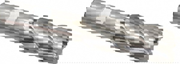 Square End Mill: 13/16'' Dia, 1-7/8'' LOC, 5/8'' Shank Dia, 4'' OAL, 4 Flutes, High Speed Steel