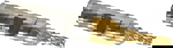 Square End Mill: 5/32'' Dia, 1/2'' LOC, 3/8'' Shank Dia, 2-3/8'' OAL, 4 Flutes, High Speed Steel